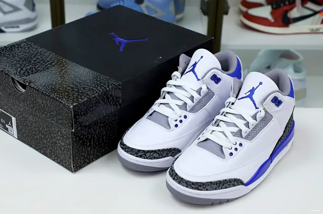 (CT8532-145) BLUE' AIR JORDAN 'RACER 3 RETRO 0521
